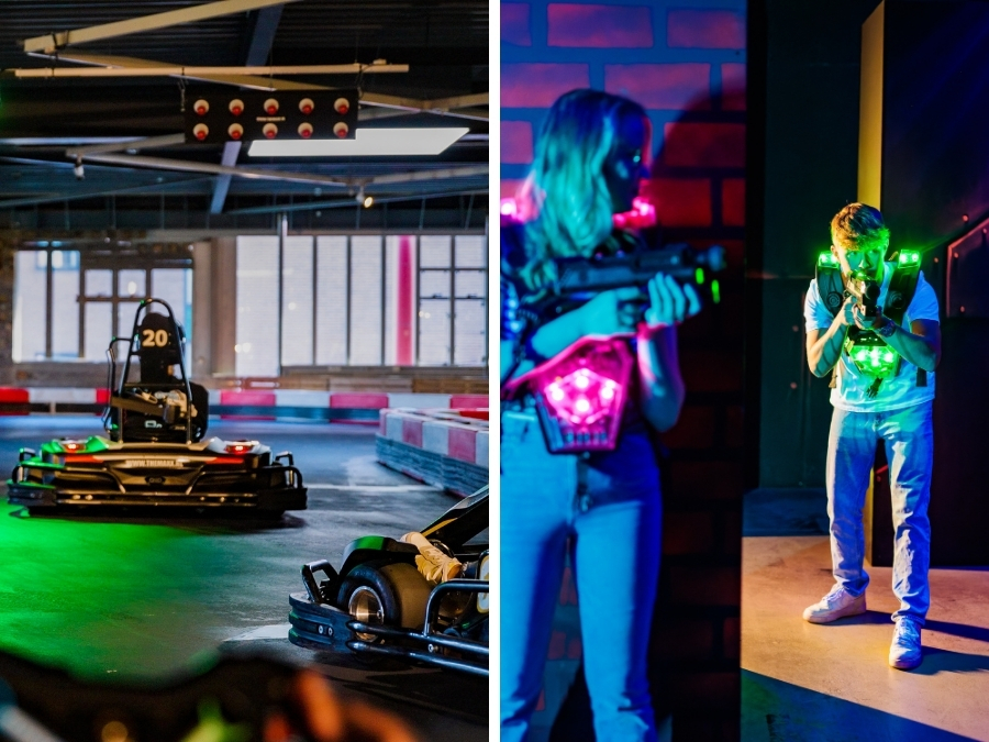 Combideal Glowgolf en Lasergame The Maxx Veenendaal