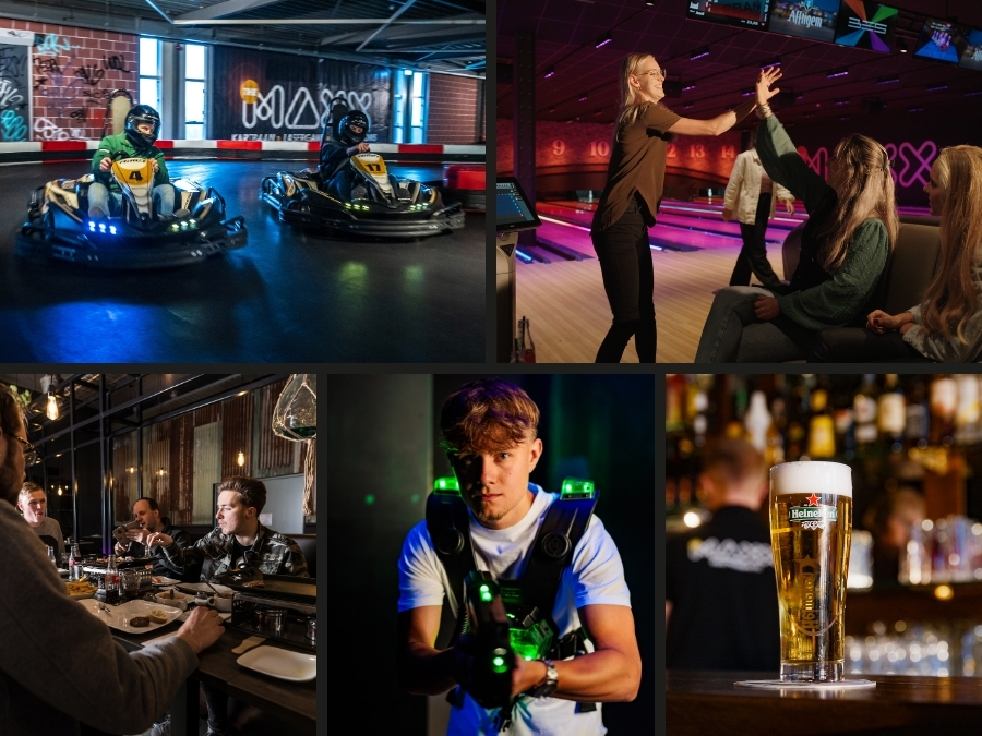 Bedrijfsuitje arrangement 3 bij The Maxx