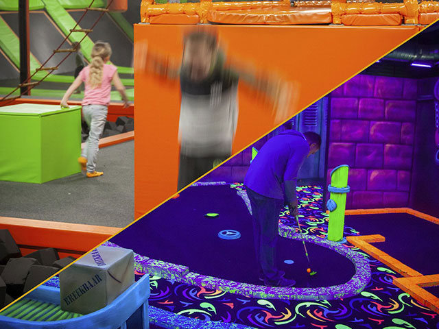 Combideal Glowgolf en Jumpen The Maxx Veenendaal