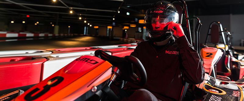 Indoor karten doe je bij The Maxx Veenendaal